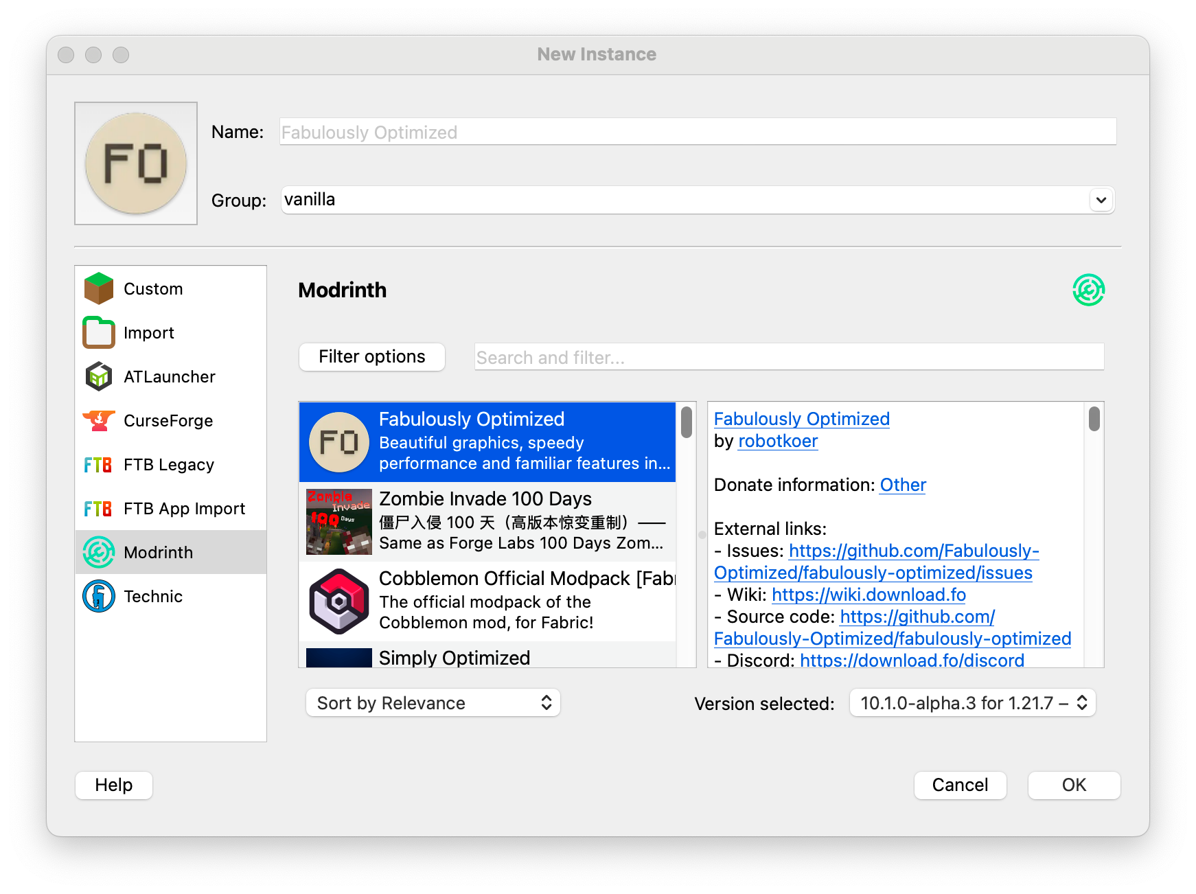 Modpack Installer